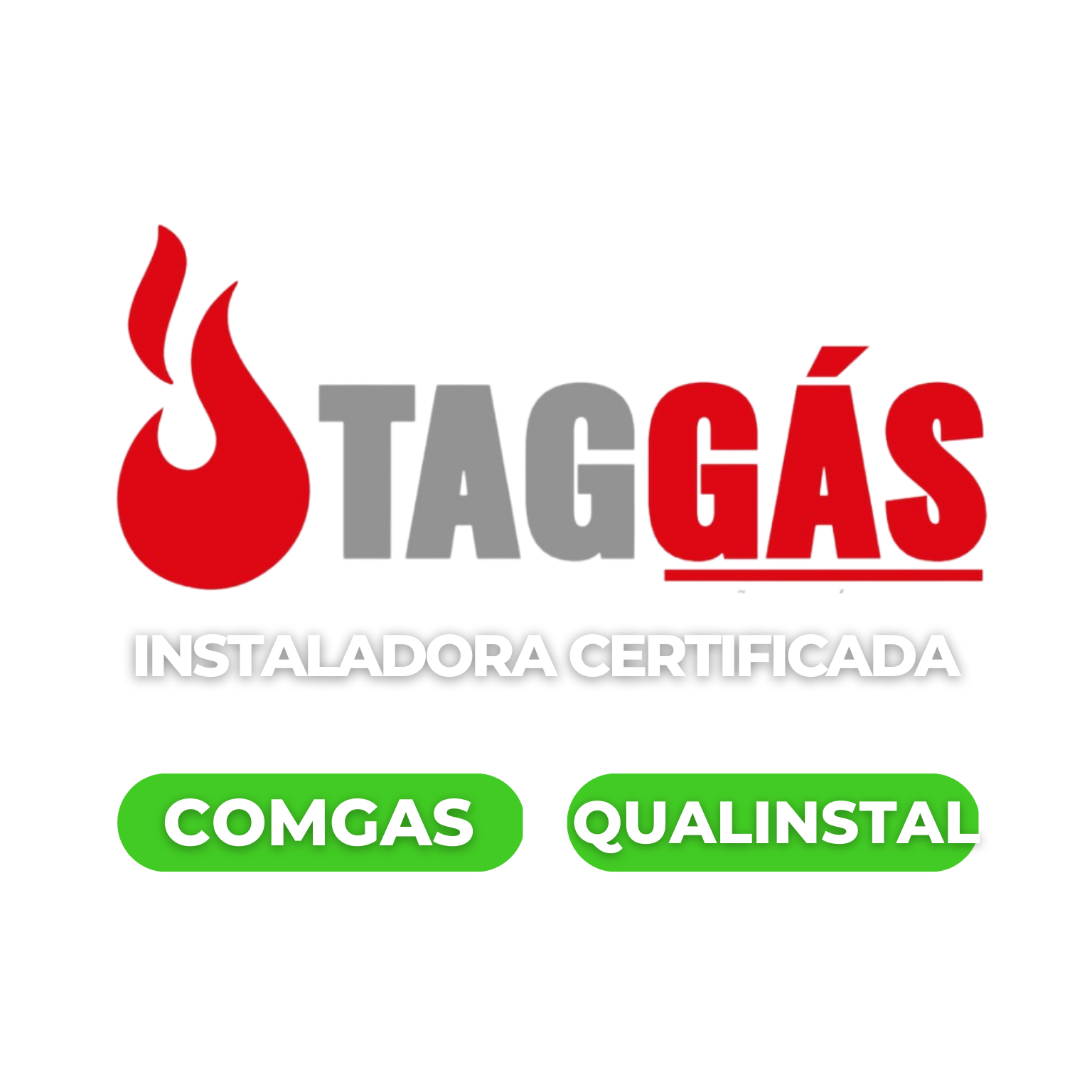 Tubulação de gás TAG GAS